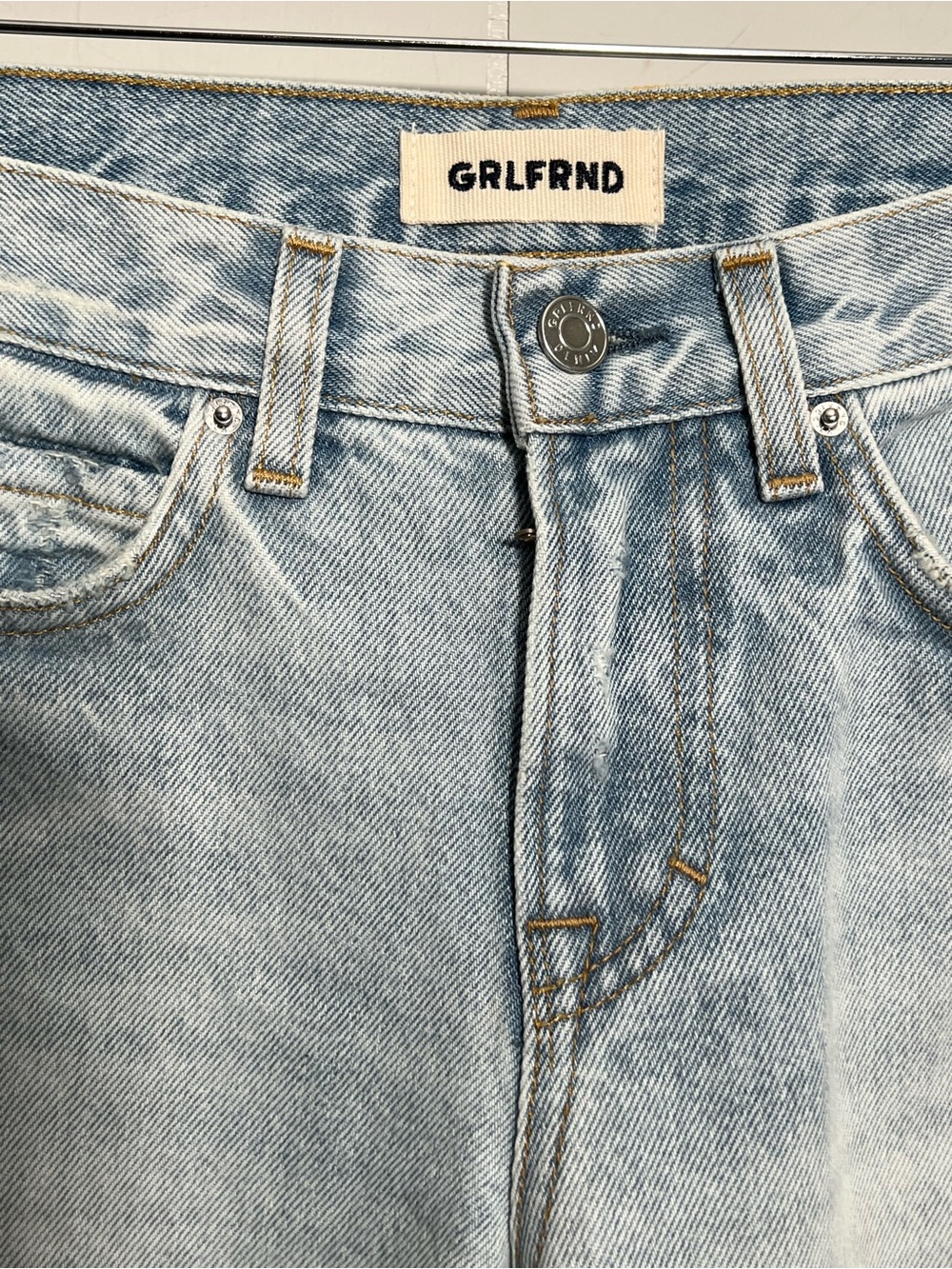 GRLFRND Rory Short Rise Baggy - Picture 13 of 16